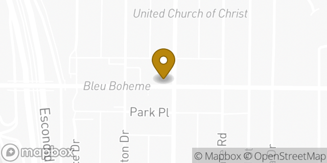 Map showing the location of Starbucks in San Diego, CA 92116