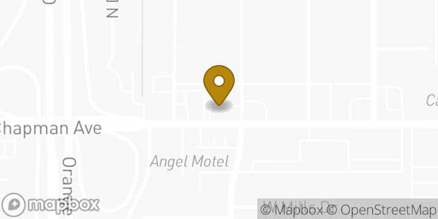 Map showing the location of Subway in Orange, CA 92868