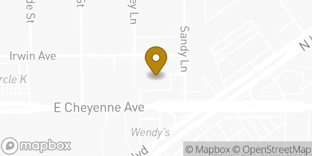 Map showing the location of AutoZone in Las Vegas, NV 89115