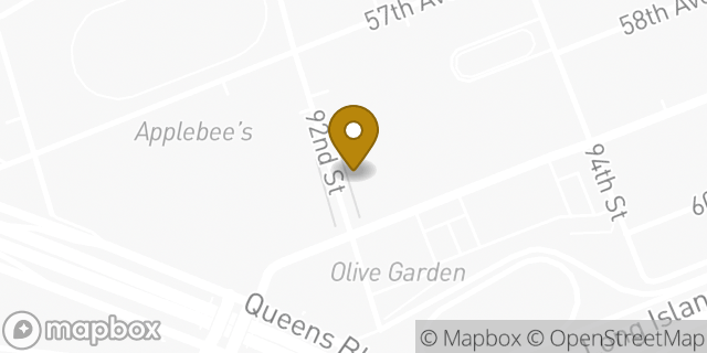 Map showing the location of Starbucks in Elmhurst, NY 11373