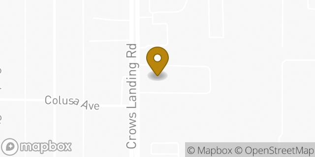 Map showing the location of FedEx Freight in Modesto, CA 95358