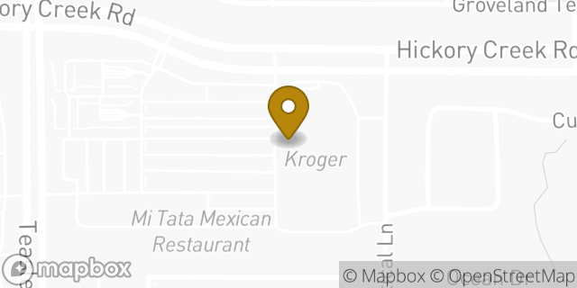 Map showing the location of Coinstar in Denton, TX 76210