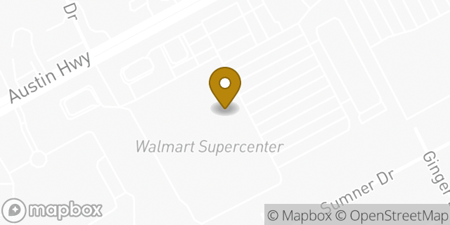 Map showing the location of Walmart Deli in San Antonio, TX 78209