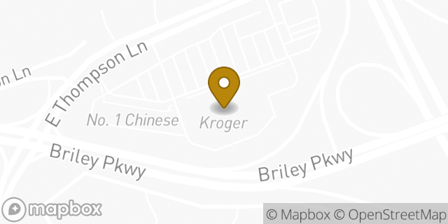 Map showing the location of Kroger in Nashville, TN 37211