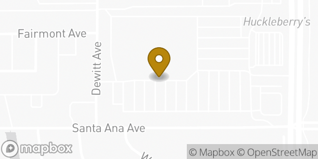 Map showing the location of Costco in Clovis, CA 93612