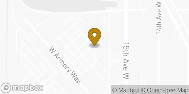 Map showing the location of The UPS Store in Seattle, WA 98119