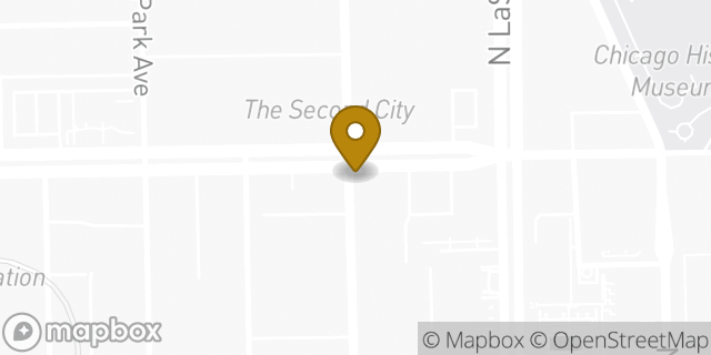 Map showing the location of McDonald's in Chicago, IL 60610