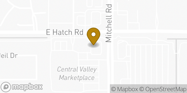 Map showing the location of Starbucks in Ceres, CA 95307
