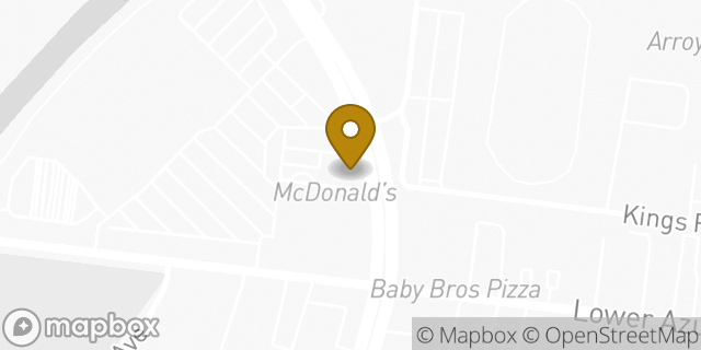 Map showing the location of McDonald's in El Monte, CA 91731