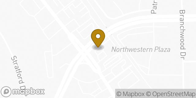 Map showing the location of The UPS Store in Greensboro, NC 27408