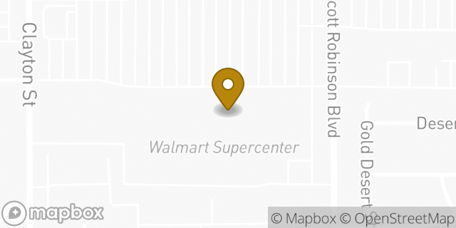Map showing the location of Walmart in North Las Vegas, NV 89032