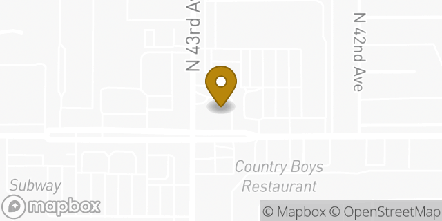 Map showing the location of Coinme in Phoenix, AZ 85019