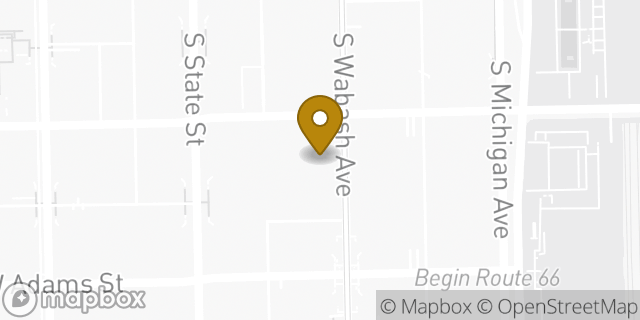 Map showing the location of The UPS Store in Chicago, IL 60603