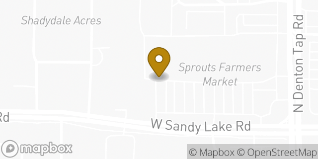 Map showing the location of HOTWORX in Coppell, TX 75019