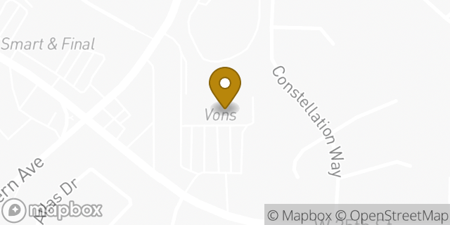 Map showing the location of Vons in San Pedro, CA 90732
