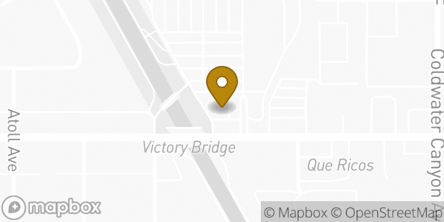 Map showing the location of Chipotle Mexican Grill in North Hollywood, CA 91606