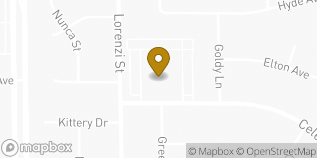 Map showing the location of The Church of Jesus Christ of Latter-day Saints in Las Vegas, NV 89107