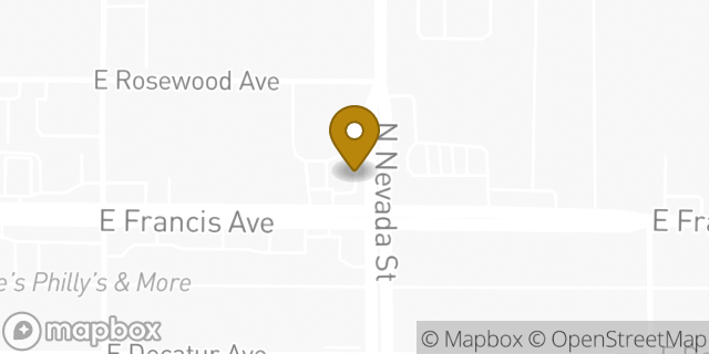 Map showing the location of Spokane, WA (Franny) in Spokane, WA 99208