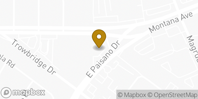 Map showing the location of Enterprise in El Paso, TX 79925