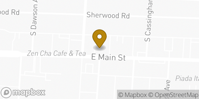 Map showing the location of Starbucks in Bexley, OH 43209
