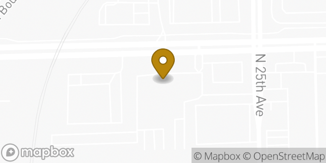 Map showing the location of Quick Lane in Melrose Park, IL 60160