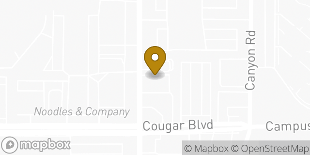 Map showing the location of Chipotle Mexican Grill in Provo, UT 84604
