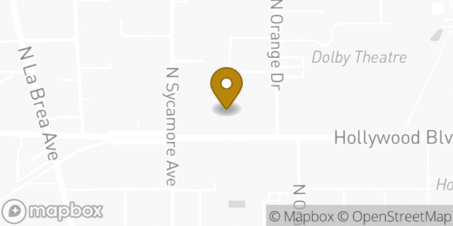 Map showing the location of Target in Los Angeles, CA 90028