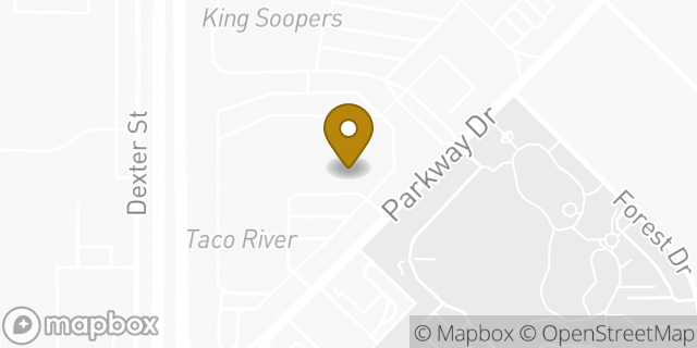 Map showing the location of Subway in Commerce City, CO 80022