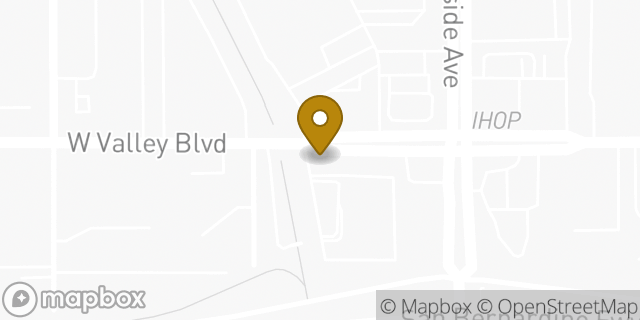 Map showing the location of Valley in Rialto, CA 92376