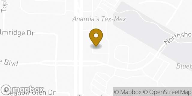 Map showing the location of Chipotle Mexican Grill in Flower Mound, TX 75022