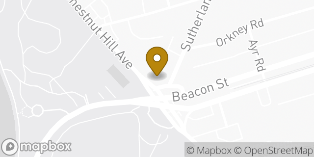 Map showing the location of 7-Eleven in Brighton, MA 02135