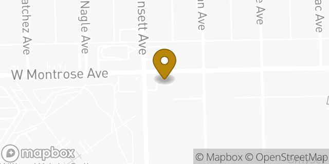 Map showing the location of The UPS Store in Chicago, IL 60634