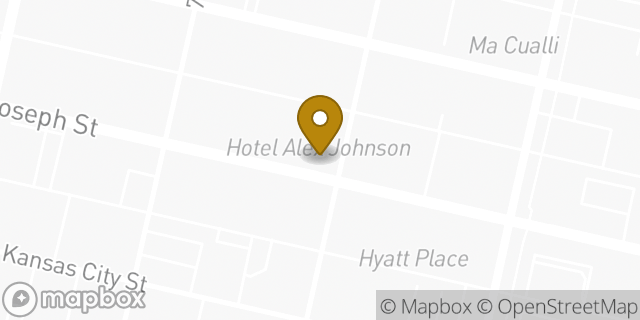 Map showing the location of Starbucks in Rapid City, SD 57701