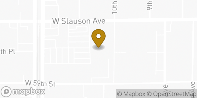 Map showing the location of Planet Fitness in Los Angeles, CA 90043