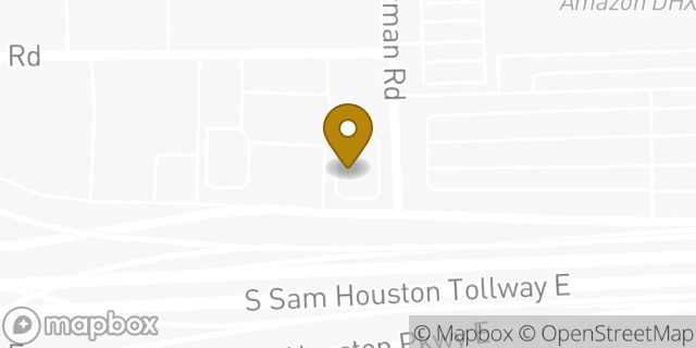 Map showing the location of Enterprise Rent-A-Car in Houston, TX 77047