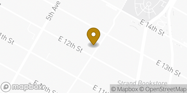 Map showing the location of Panera Bread in New York, NY 10003