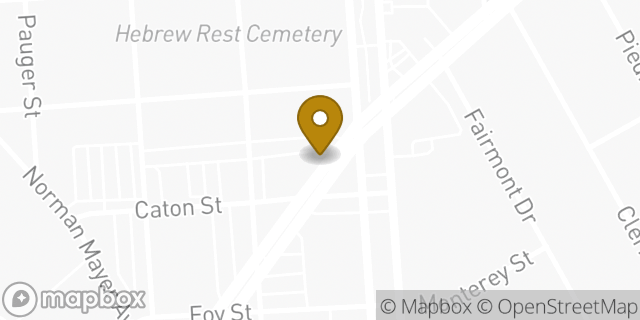 Map showing the location of Baskin-Robbins in New Orleans, LA 70122