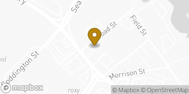 Map showing the location of Pearle Vision in Quincy, MA 02169