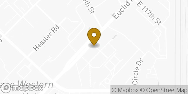 Map showing the location of Panera Bread in Cleveland, OH 44106