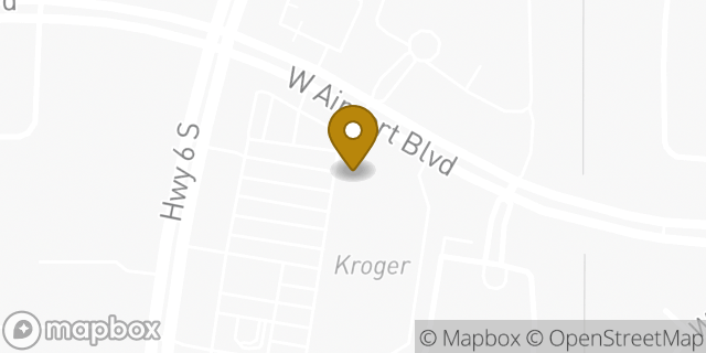 Map showing the location of Subway in Sugar Land, TX 77498