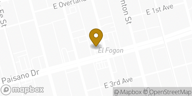 Map showing the location of McDonald's in El Paso, TX 79901