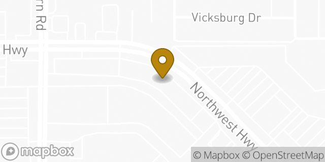 Map showing the location of HOTWORX in Garland, TX 75041