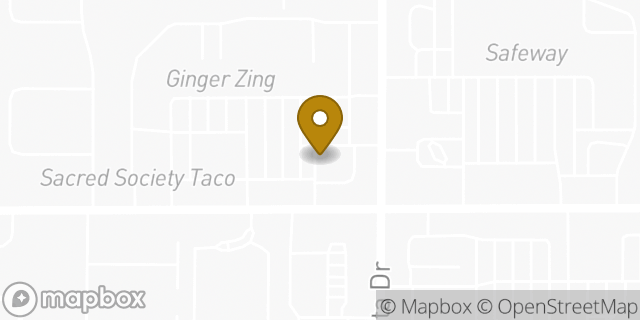 Map showing the location of Subway in Mesa, AZ 85204