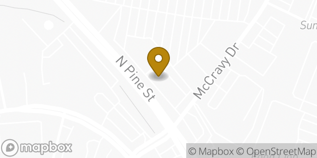 Map showing the location of Subway in Spartanburg, SC 29303