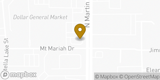 Map showing the location of Starbucks in Las Vegas, NV 89106