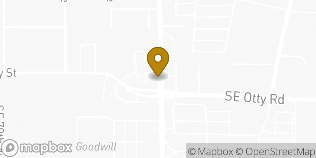 Map showing the location of Happy Valley, OR (Dutch Bros Clackamas) in Happy Valley, OR 97086