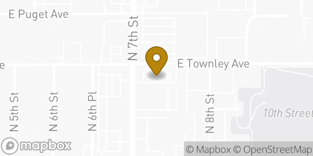 Map showing the location of McDonald's in Phoenix, AZ 85020