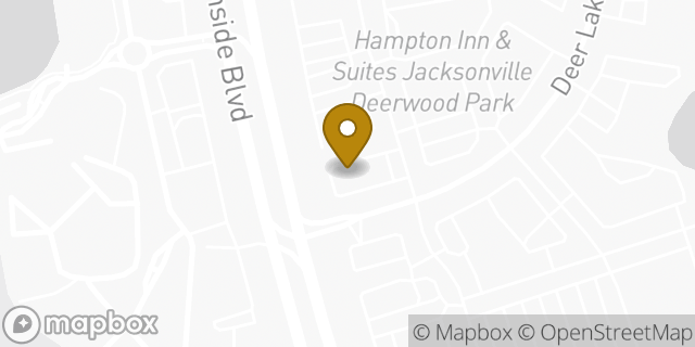 Map showing the location of McDonald's in Jacksonville, FL 32216