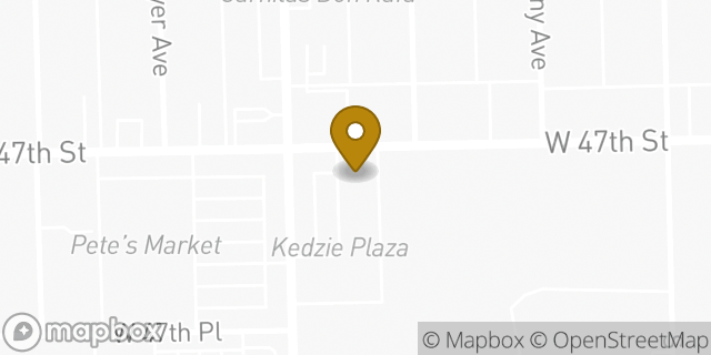 Map showing the location of Baskin-Robbins in Chicago, IL 60632