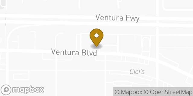 Map showing the location of Peet's Coffee in Tarzana, CA 91356